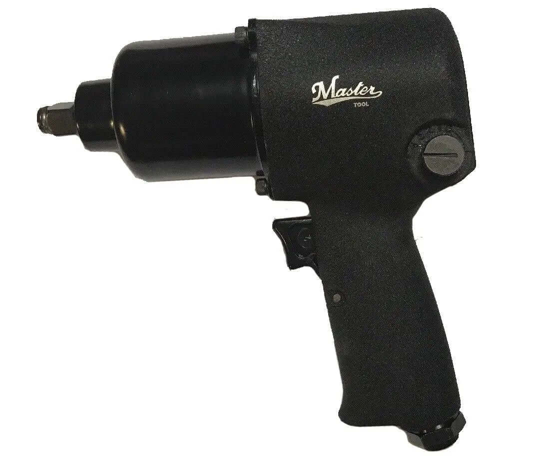 Master Palm 1/2" Heavy Duty Twin Hammer Air Impact Wrench, 400 Ft/lb, 746nm - 61240 - USD $371.28 - Master Palm Pneumatic