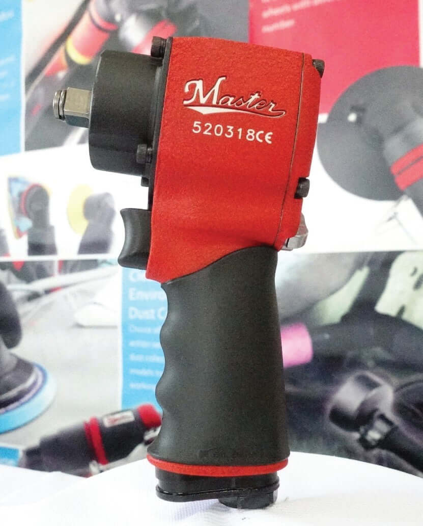 Master Palm 68530 1/2" Small Twin Hammer Air Impact Wrench, Max. 550 Ft/lb Torque - 68530 - USD $225 - Master Palm Pneumatic