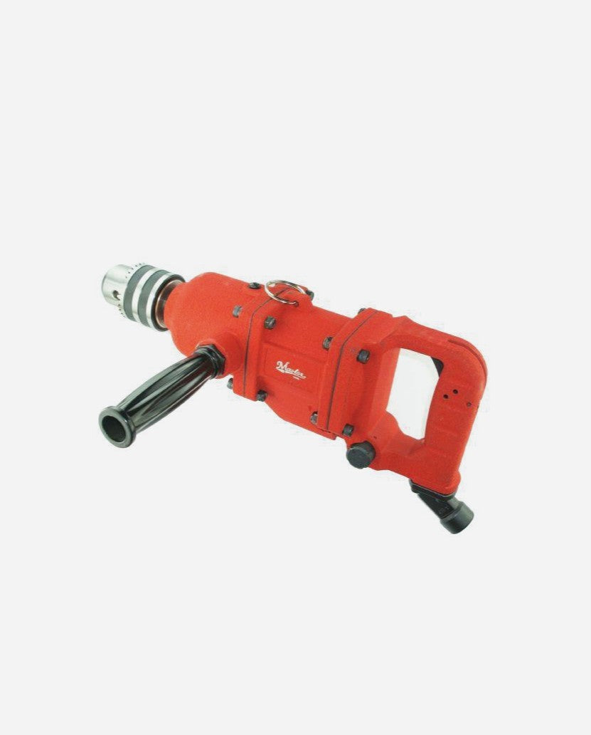 Master Palm 5/8-in Keyed Jacobs Chuck Reversible Inline D-handle Straight Air Drill with side Handle, 1.2 Hp (Preorder) - 28700 - USD $1300 - Master Palm Pneumatic