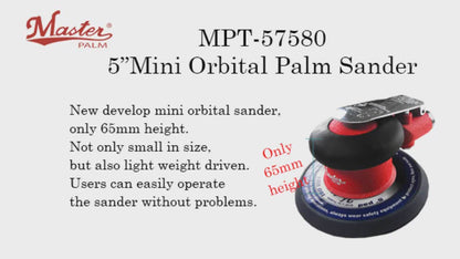 Steadfast 5-inch Low Height Center Screw-on Pad Orbital Palm Sander, 1.2HP, 0.1 "วงโคจร