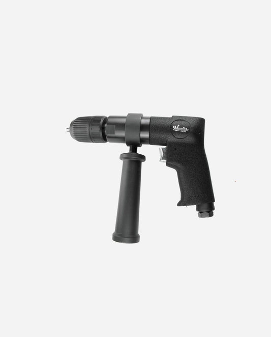 Master Palm Heavy Duty 1/2" Air Drill, 800 Rpm, side Handle with Jacobs Quick Change Chuck, , Non-Reversible