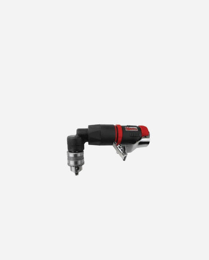 Master Palm Industrial 1/4" 90 Degree Small Right Angle Air Drill, Non-reversible, Keyed Jacobs Chuck, 4000 Rpm, 0.3 Hp, Non-Reversible - 28310 - USD $250 - Master Palm Pneumatic