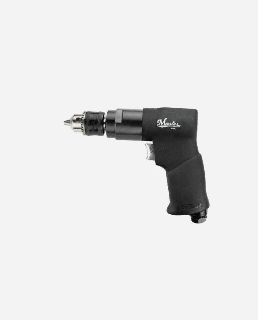 Master Palm Industrial 3/8" Pneumatic Air Drill, Keyed Jacobs Chuck Air Drill, 2200 Rpm, , Non-Reversible - 21560 - USD $200 - Master Palm Pneumatic