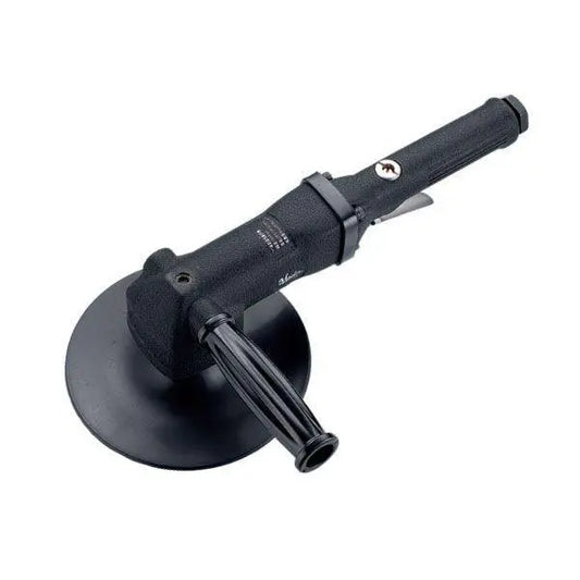 Master Palm 51470 Industrial 7" Large Pad Low Vibration Angle Polisher with side Handle, 4500 Rpm