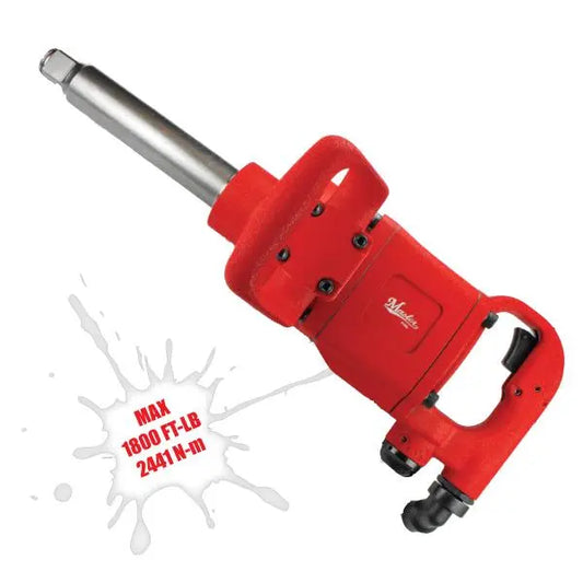 Master Palm 68410L Industrial D-handle 1" Drive Long Anvil Impact Wrench - 1800 Ft/lb - Custom Made